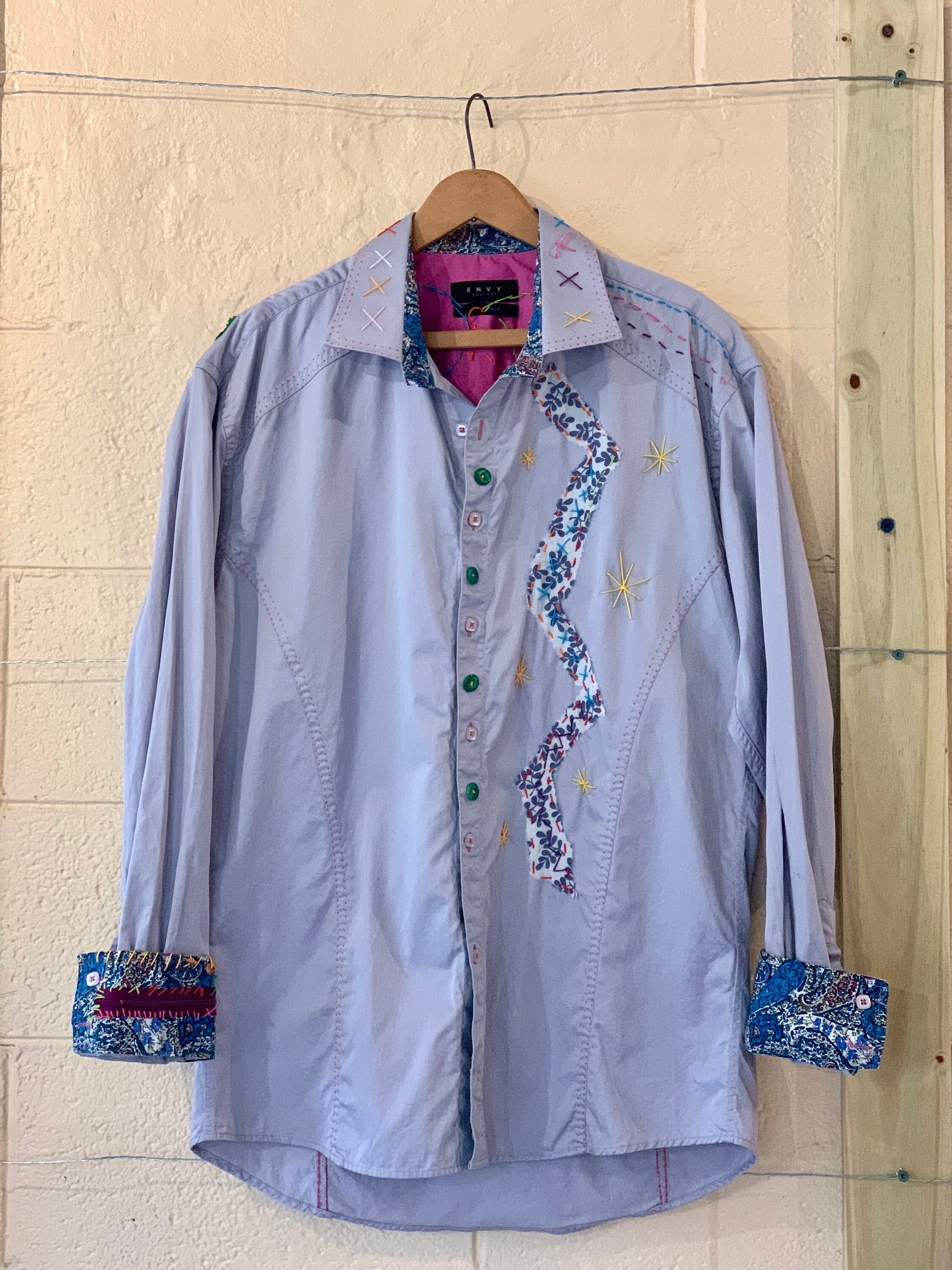 Authentissimo Mens Dress Shirt // Size 