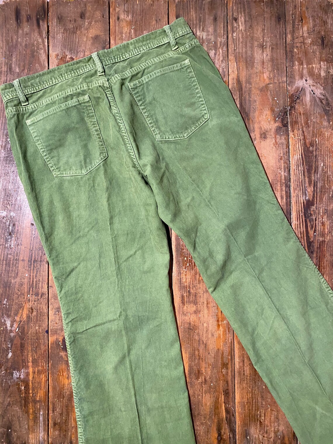 J. Crew green corduroy pants // Women's Size 12 // J. Crew | Etsy