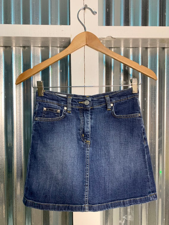 kids jean skirt