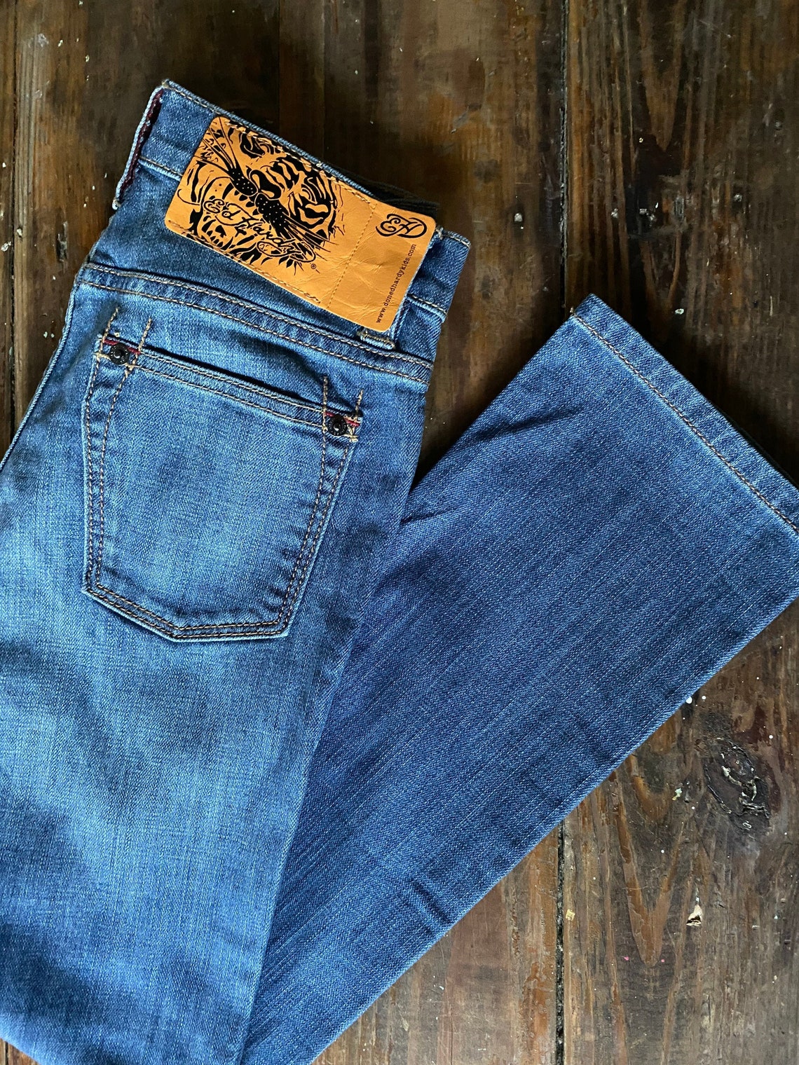 Ed Hardy bootcut jeans // Kid's denim jeans // NWT // Kids | Etsy