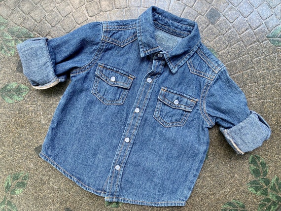 denim shirt size 18