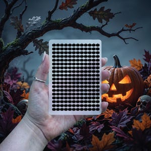 Mini-Vinylaufkleberbogen „Kürbisbeet“, kleine Planeraufkleber, Aufkleber-Set für Wasserflaschen, niedliches Laptop-Aufkleber-Set, Halloween