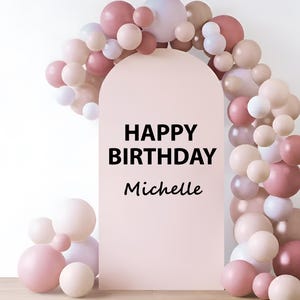 Custom Photo Booth Backdrop Decal – Personalized Event Vinyl for Weddings and Parties