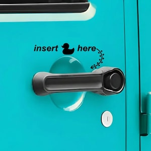 Jeep Decal: Insert Duck Here Design - (Multi Colors/Sizes)