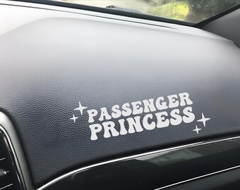 Passenger Princess Vinyl Decal (Multi Colors/Sizes)