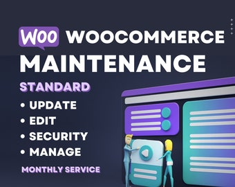 Mantenimiento mensual de la tienda web de WooCommerce, soporte de la tienda web, administración, reparación del sitio de WooCommerce, programador, soporte de WooCommerce