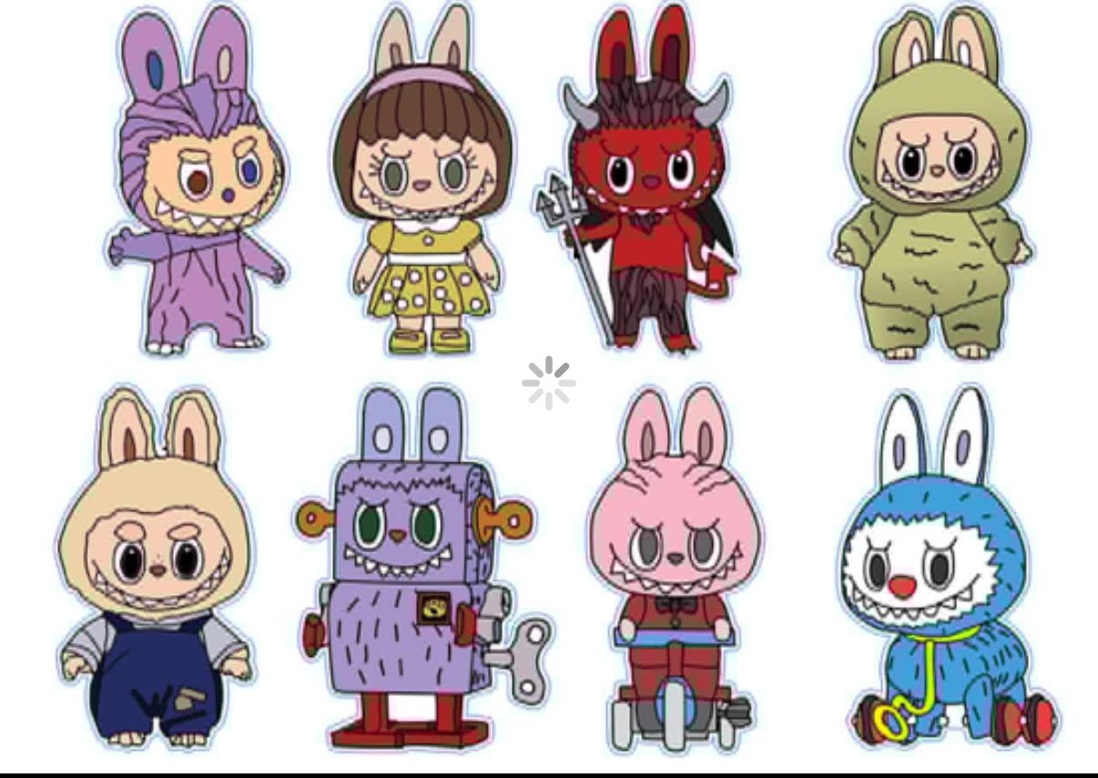 La boo boo 5インチマグネット 8個セット - Etsy 日本