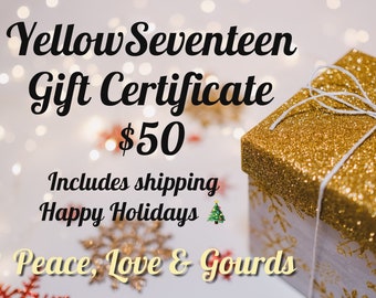 Gift Certificate from YellowSeventeen printable 50