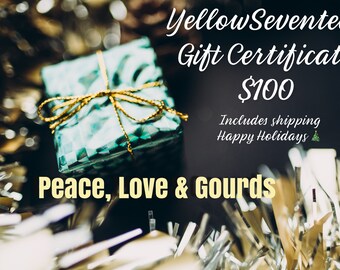 Gift Certificate from YellowSeventeen printable 100