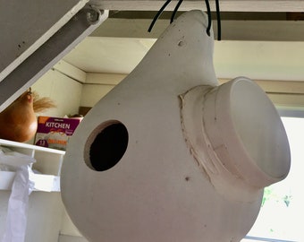 Purple Martin House – white w/ 2″ round hole and cleanout access