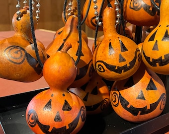 Zucca Jack o Lantern Collana per Halloween Tennessee Spinner Gourd