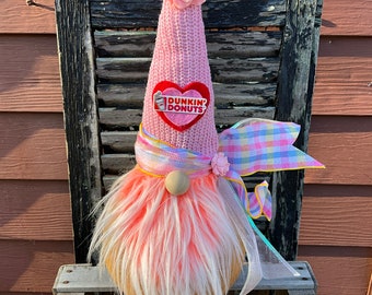 Donut Gnome Orange Beard Great for Tiered Trays Donut Lovers