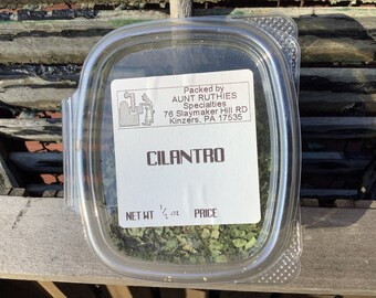 Cilantro Spice loose 1/2 ounce container from Lancaster Pa READY TO SHIP