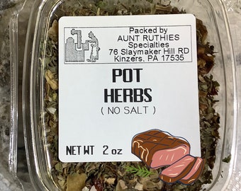 Pot Herbs Spice Blend loose 2 ounce bag from Lancaster Pa