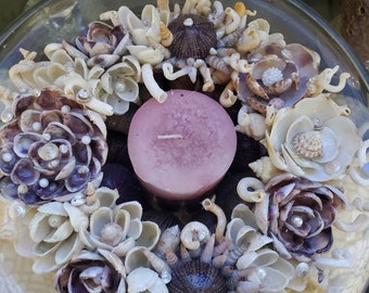 Handcrafted Shell Flower Wreath