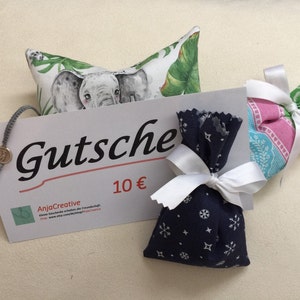 Geschenk Gutschein für alle Shop-Artikel von AnjaCreative