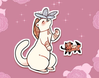 Ferret Xie Lian Sticker + Bonus FoxyCheng