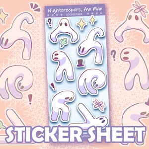 Fresno Nightcrawler Stickersheet