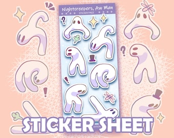 Fresno Nightcrawler Stickersheet