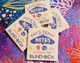 Mystery Moth Pins