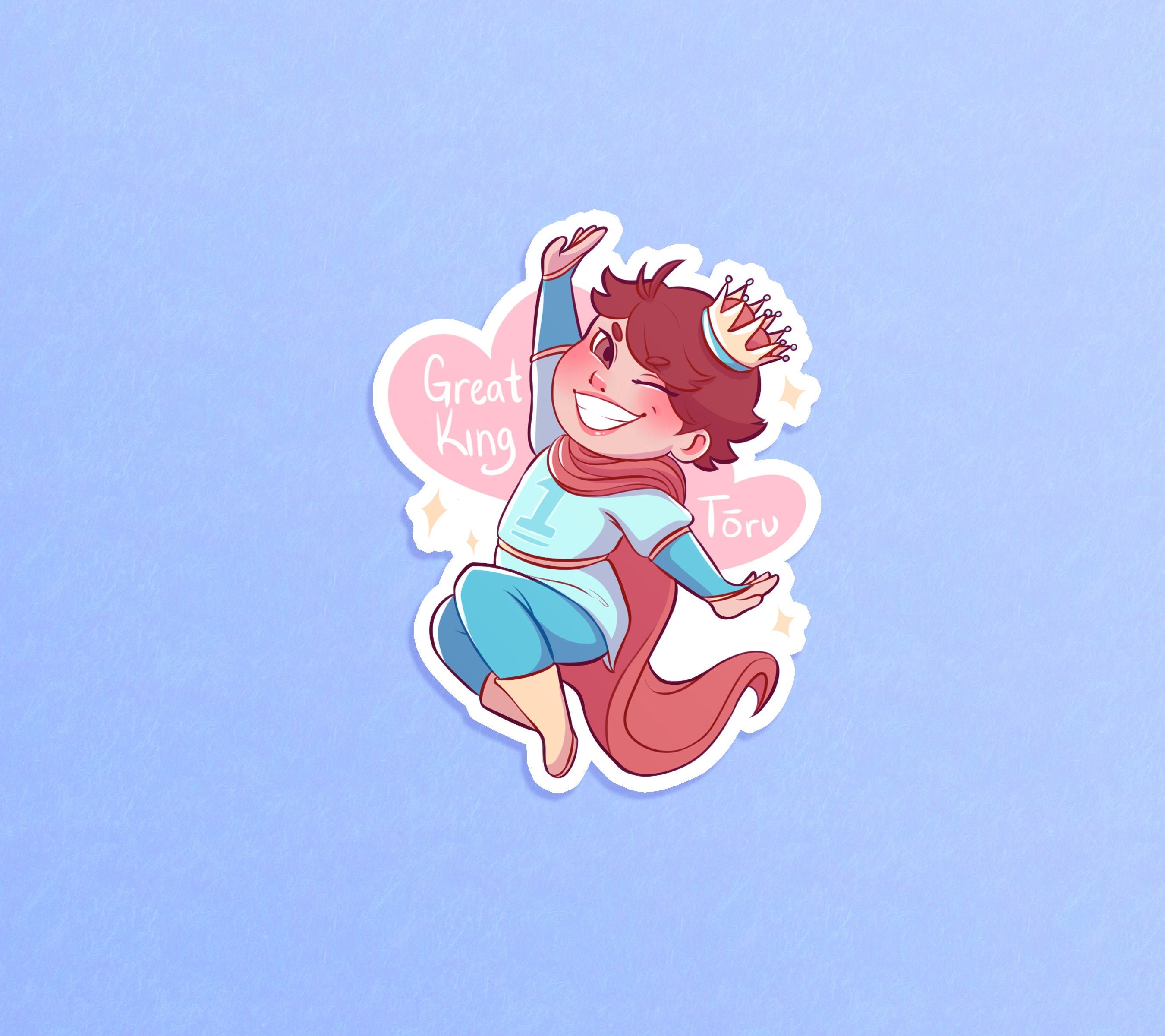 great king oikawa 3 sticker etsy ireland