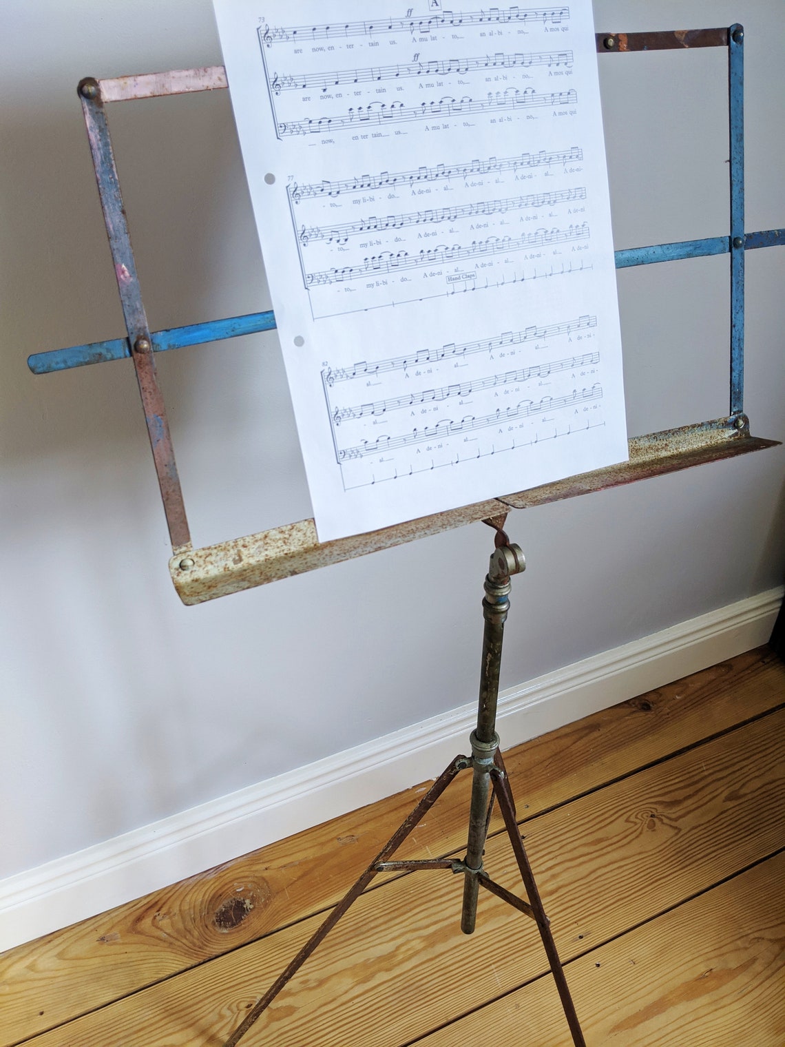 Vintage Rustic Metal Music Stand Wedding Seating Plan Easel Etsy
