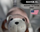 DOG amigurumi crochet pattern, ADDITION to 2 in 1 reverse plush toy pattern