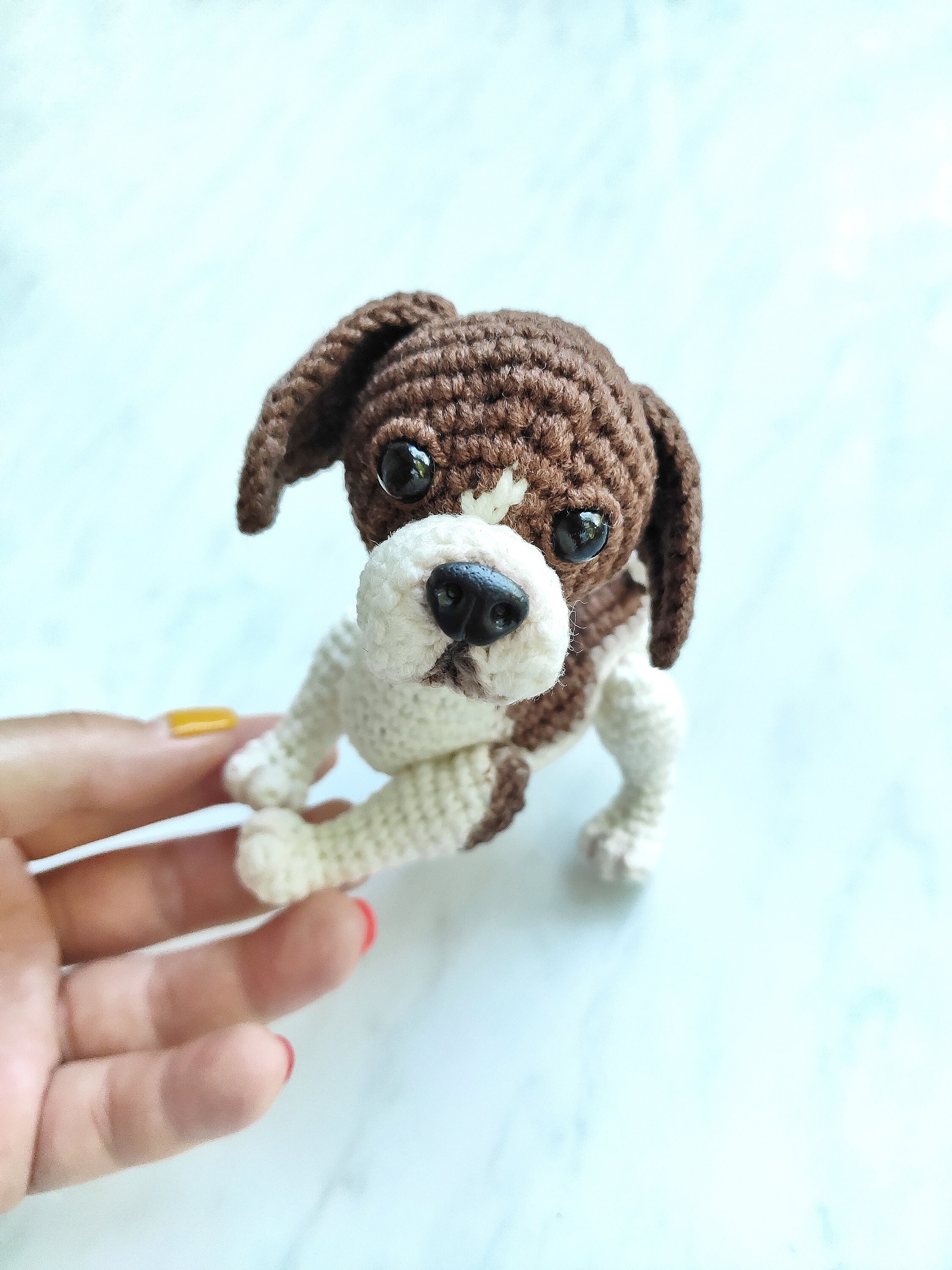 Mini Beagle Dog CROCHET PATTERN PDF Dog Amigurumi Pattern Etsy