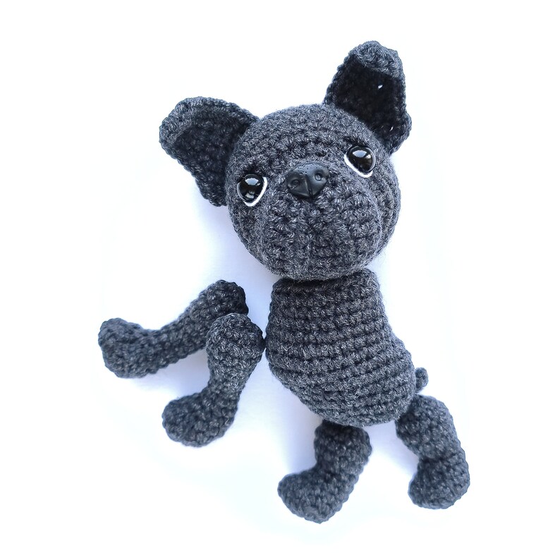 Mini French Bulldog CROCHET PATTERN PDF Frenchie Dog Etsy UK