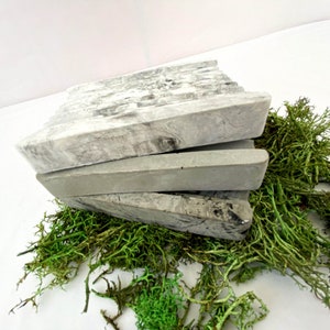 Concrete Soap Dish with Ridges, Ridged Soap Tray, Draining Soap Holder, Cement, Modern Soap Dish, Bathroom Accessories, Minimalist design