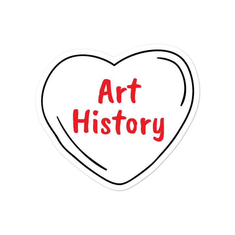 Art History Sticker I Love Art History Art History Lover Etsy