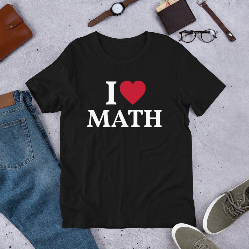 Ich liebe Mathe MatheLiebhaberGeschenk Graduierung Etsy
