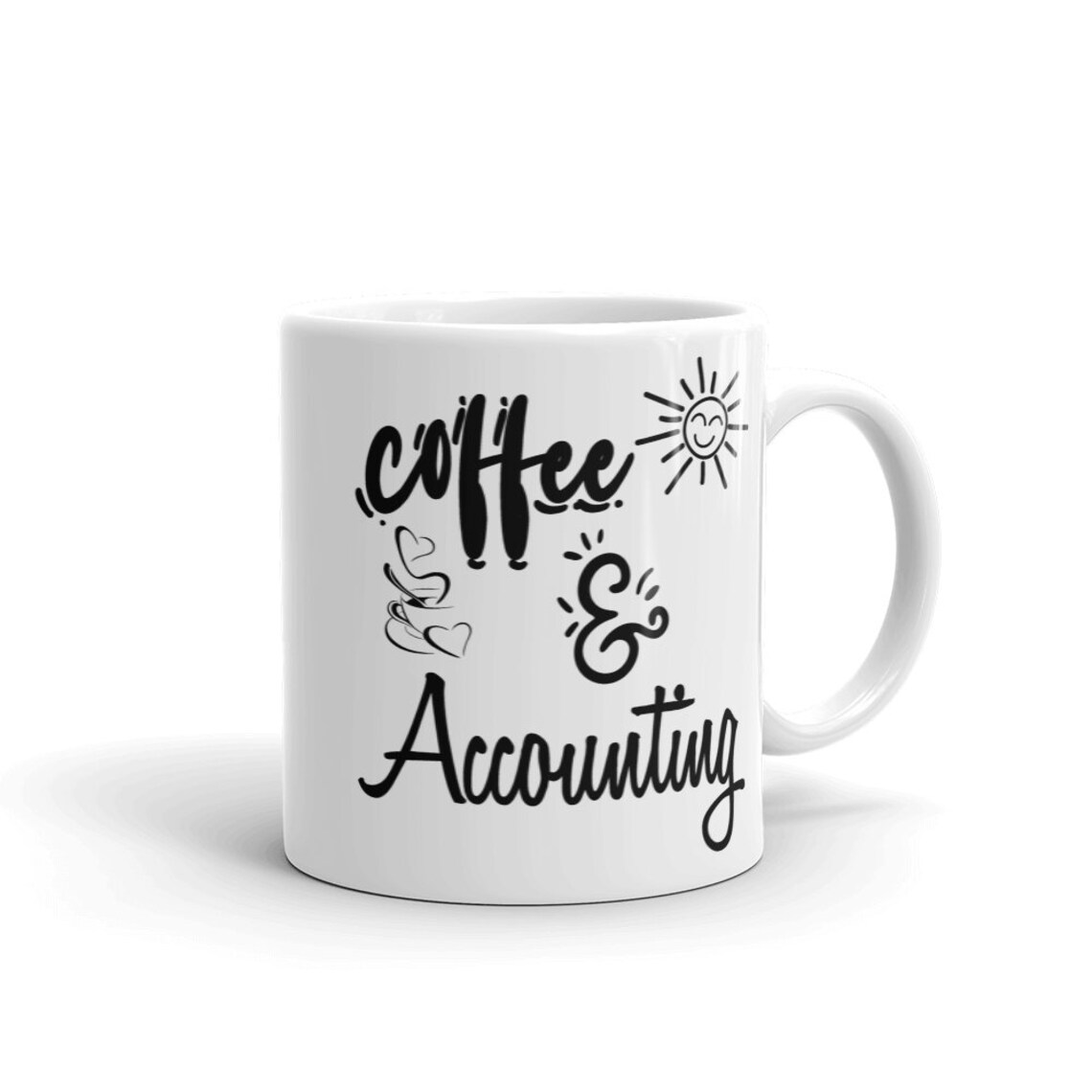 Coffee and Accounting Mug Accountant Mug Graduation Gifts Etsy
