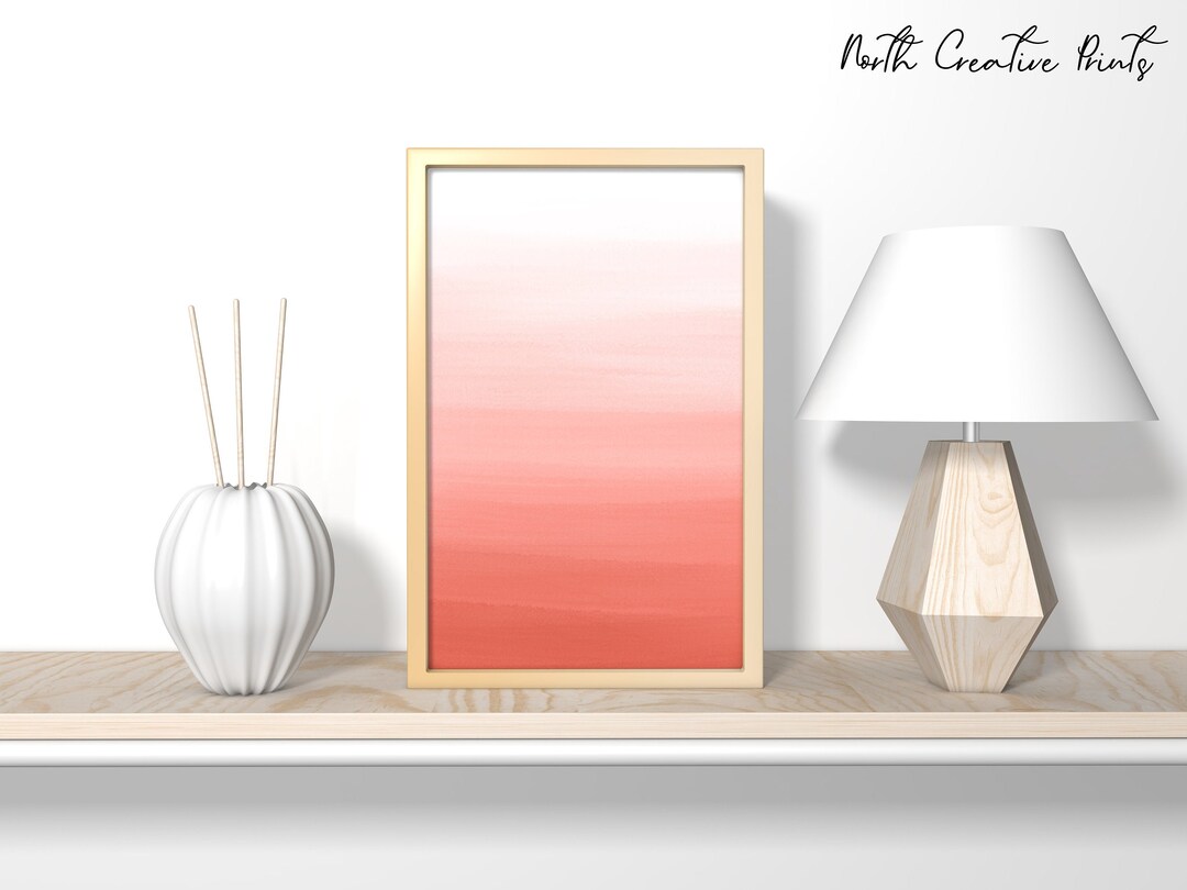 Watercolor Printable Art, Light Pink Wall Art, Pink Abstract Art, Abstract Art Print, Pink ...