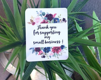 Thank you cards business, business cards, thank you for your order, business package inserts, business insert cards, customer cards, thanks