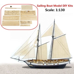 DIY Boot Segelboot Segelschiff Modellbau Holzmodellbausatz Spielzeug 