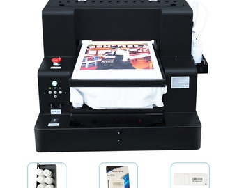 OYfame R2000 DTG Printer Automatic A3 Flatbed Printer 8Color For t