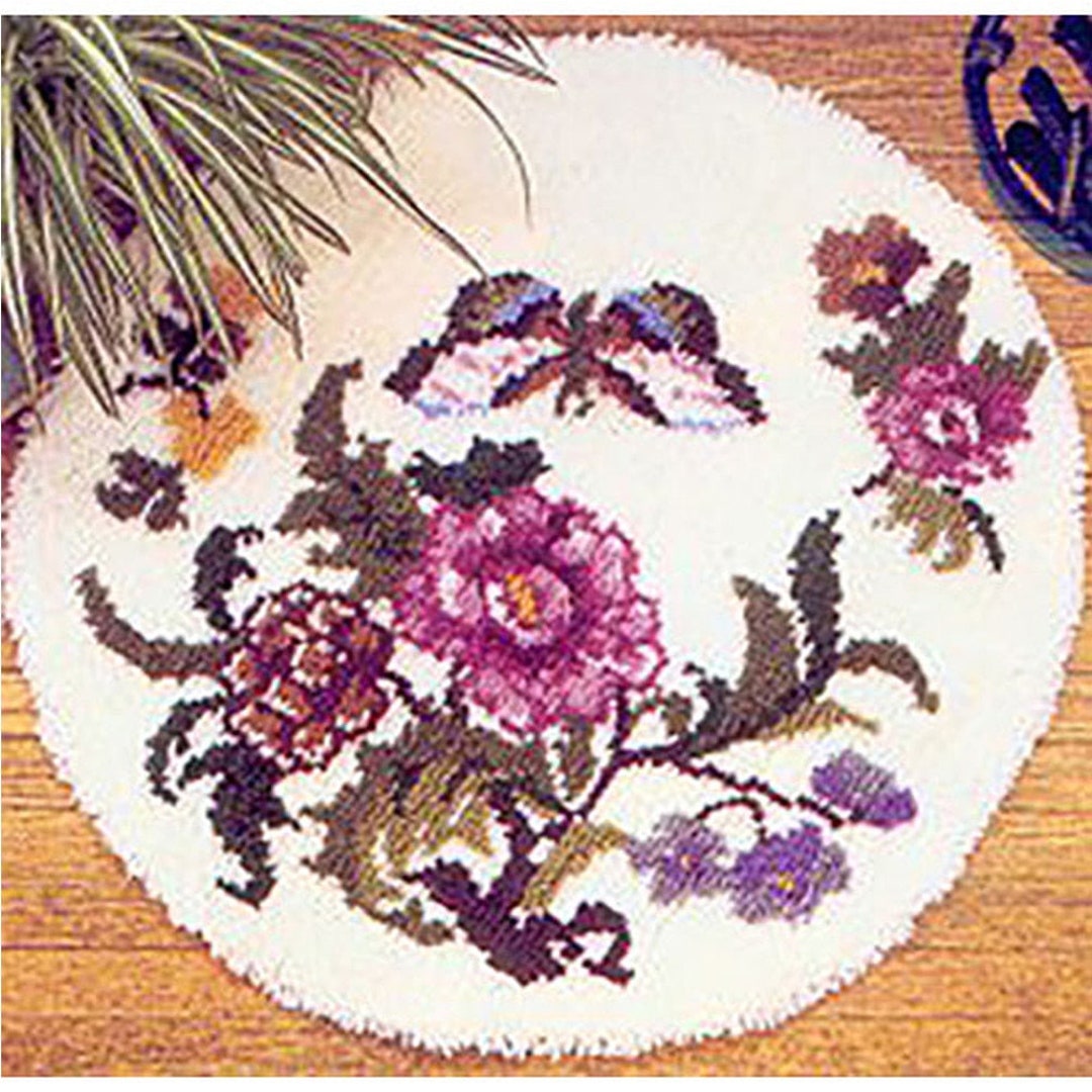 Rug Making Kit With Pre-printed Pattern Latch Hook Kit Crafts - Etsy Canada