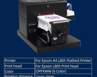 A4 Flatbed Printer Multicolor A4 Size 