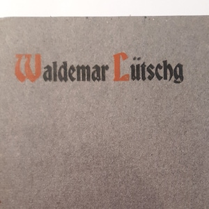 Pamphlet advertising the great Russian pianist Waldemar Lutshg 1905-1906 season concerts