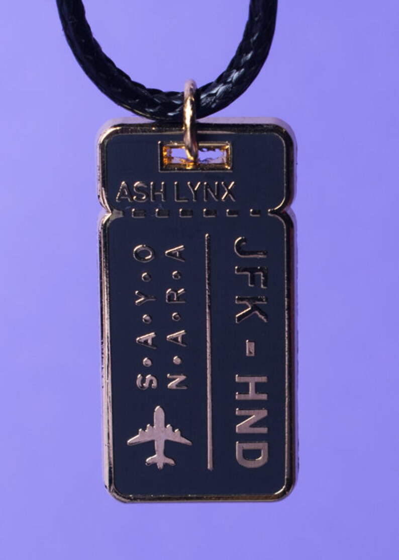 Banana Fish Necklace Etsy