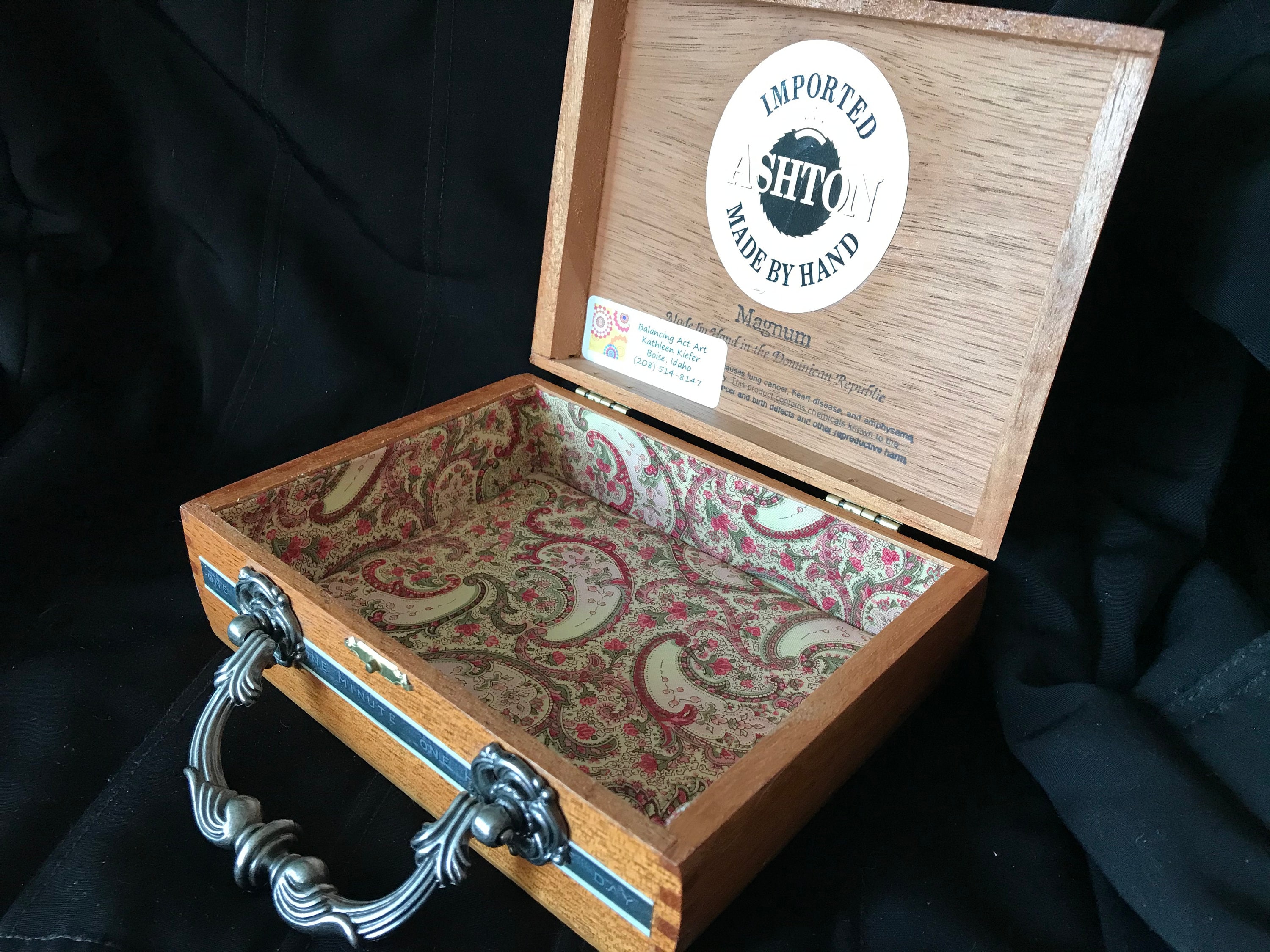 Upcycled Cigar Box Purse best of Time Etsy Hong Kong