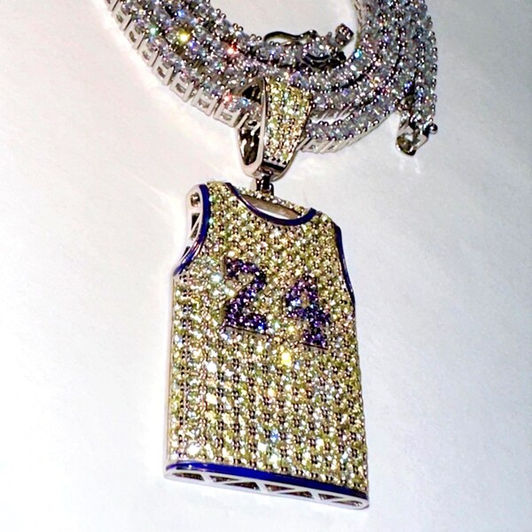 Kobe Chain Diamond Etsy