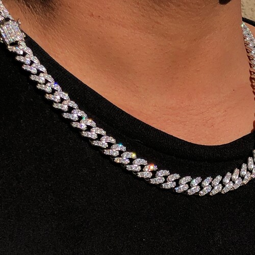 Men's 10mm Miami Cuban Link Chain 22 