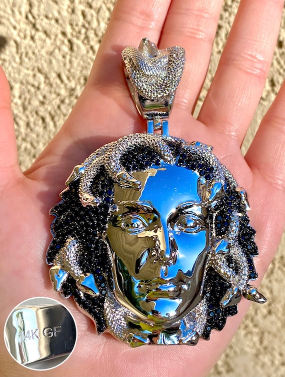 Medusa diamond pendant deals