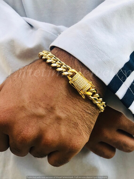 10mm Miami Cuban Link Bracelet 