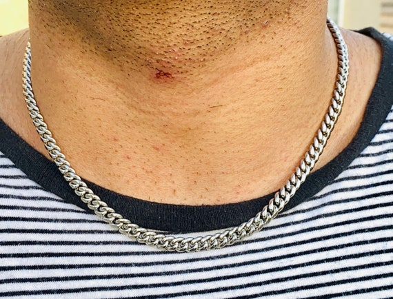 6mm Miami Cuban Link Chain and Bracelet 