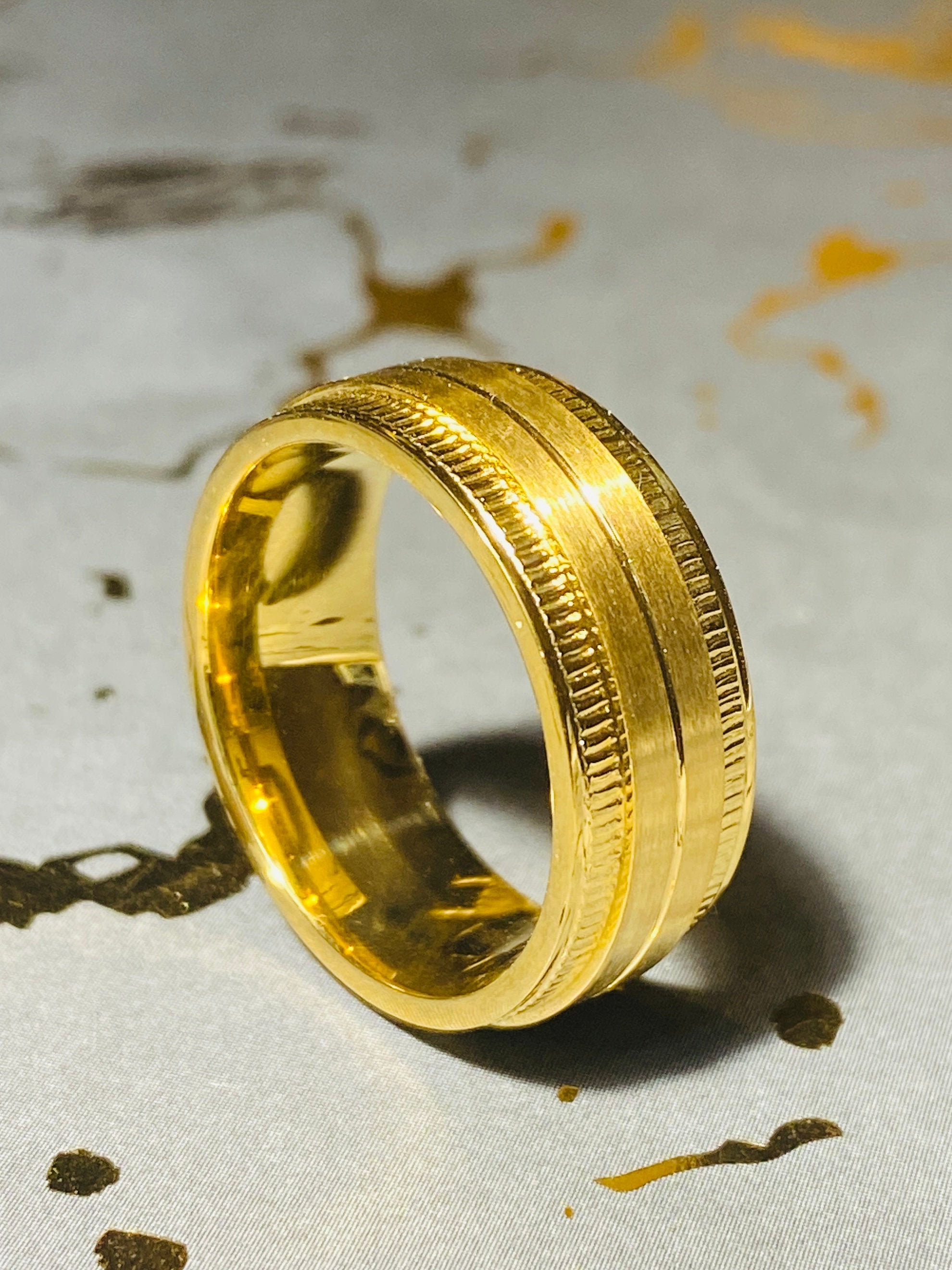 Mens Diamond Ring Setting for a 1.5CT Round, 4 Diamonds, 0.20CT in 14k –  Sziro Jewelry