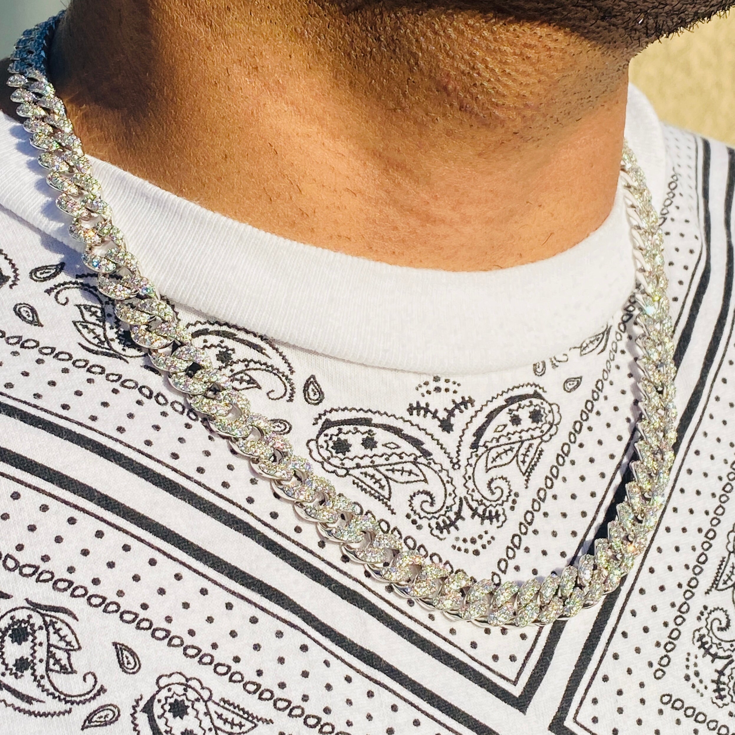 Men's 9mm Miami Cuban Link Chain 20 