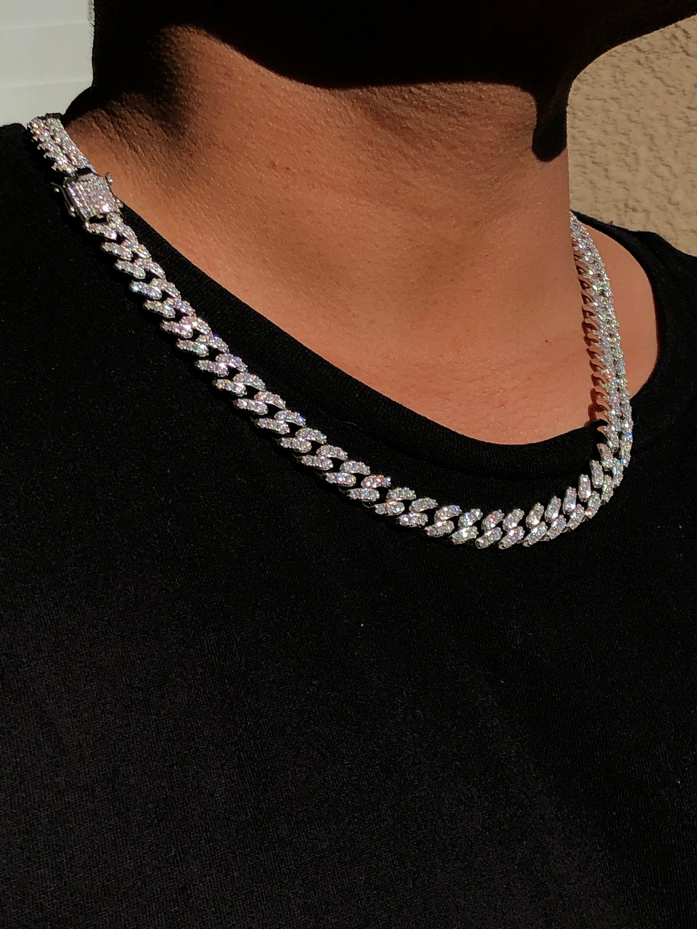 Men's 10mm Miami Cuban Link Chain 22 
